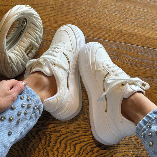 PARIS BLANCO X DORADO