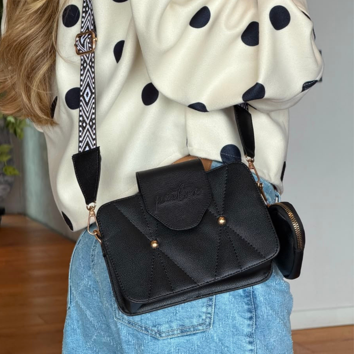 BOLSO CRETA NEGRO