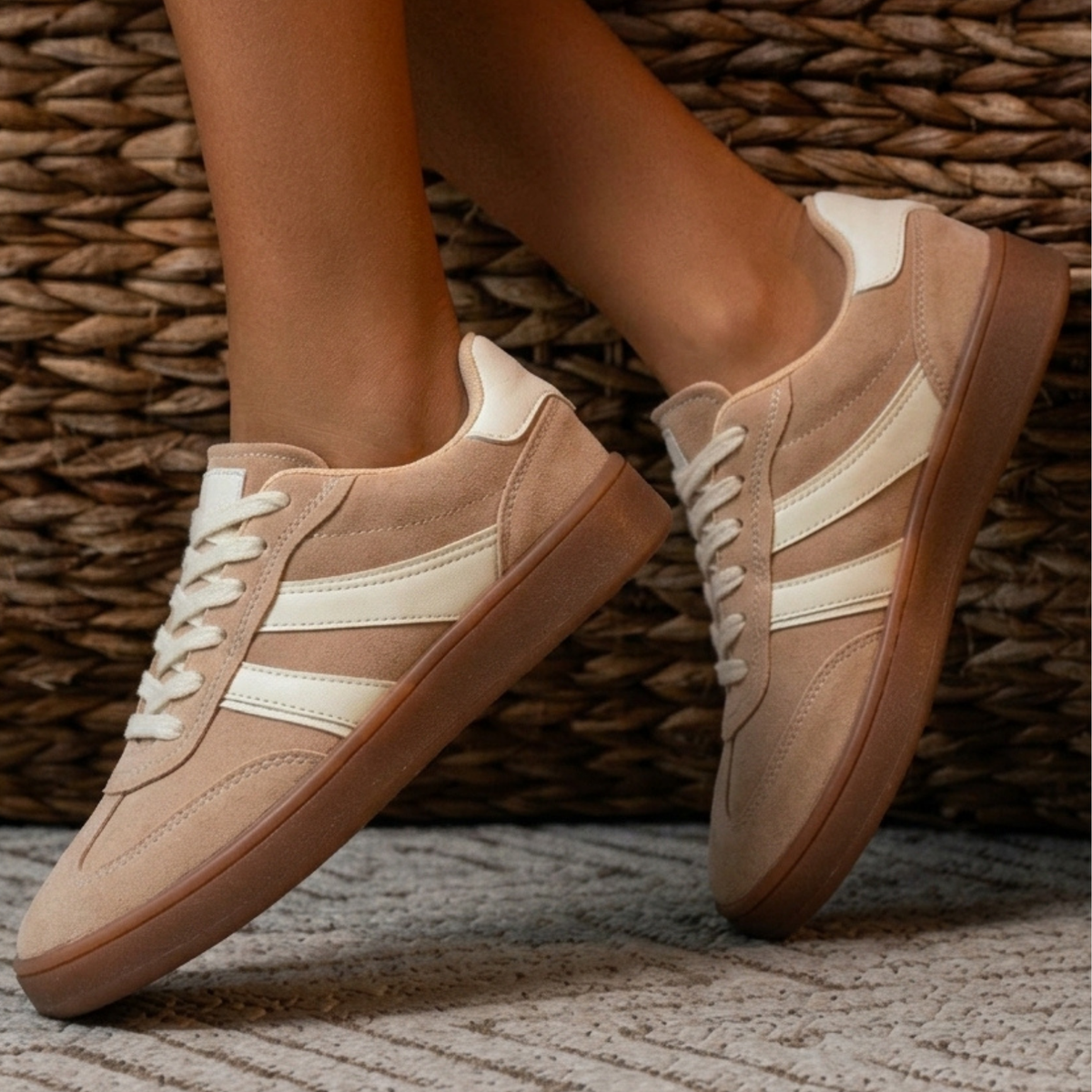 Tenis Manila Beige - Pietra Style, vista 2