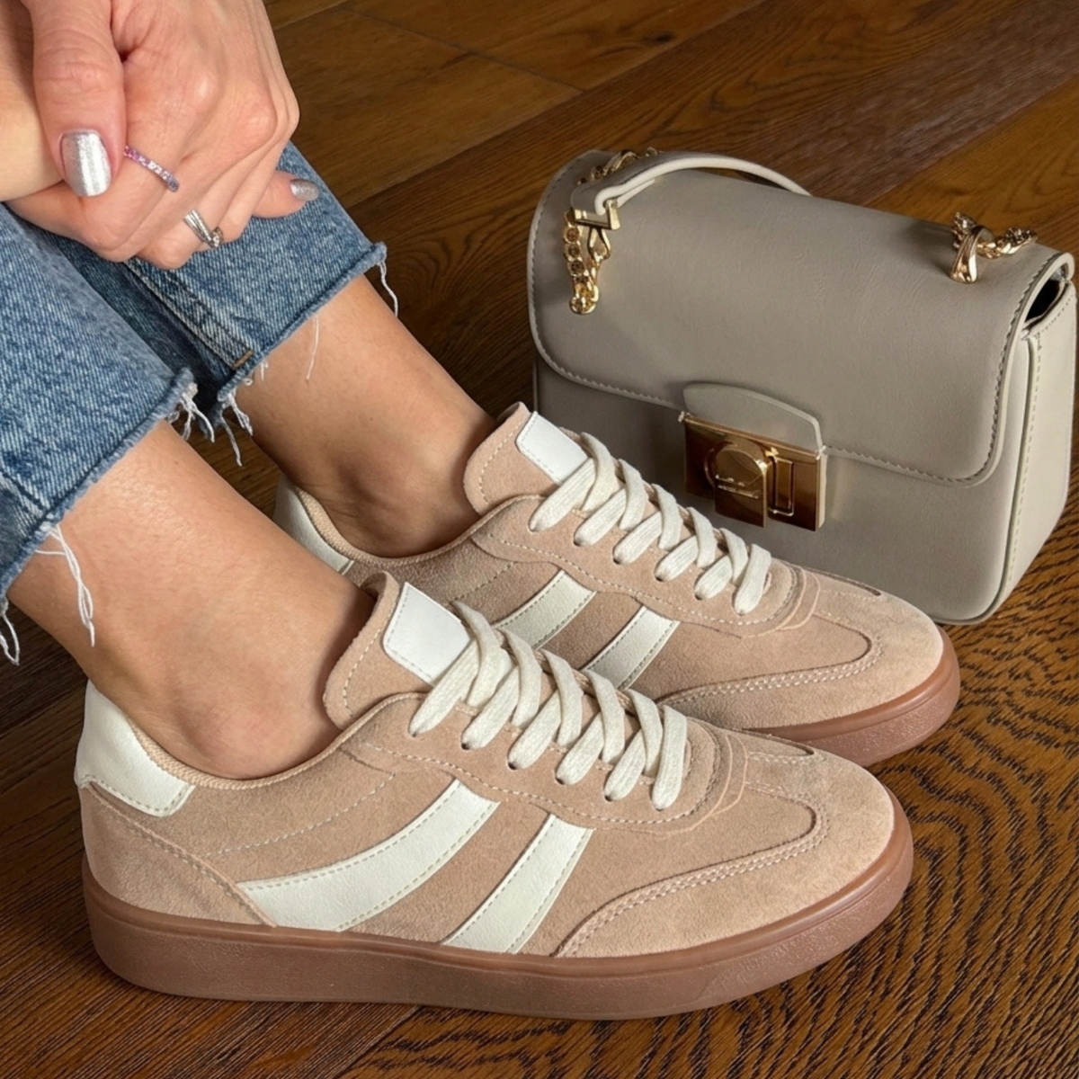 Tenis Manila Beige - Pietra Style