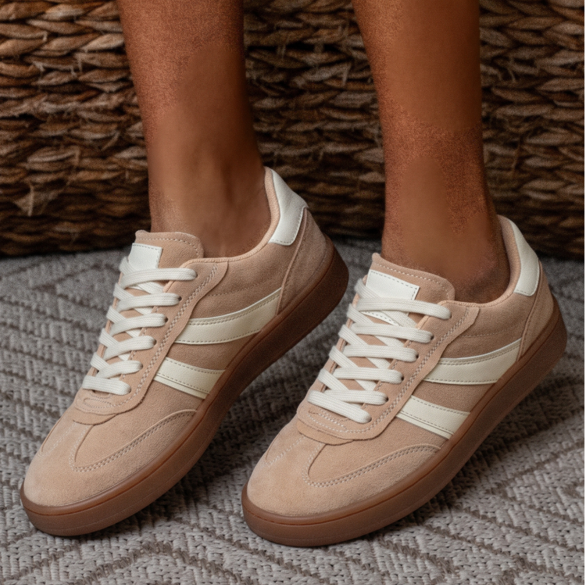 Tenis Manila Beige - Pietra Style, vista 3