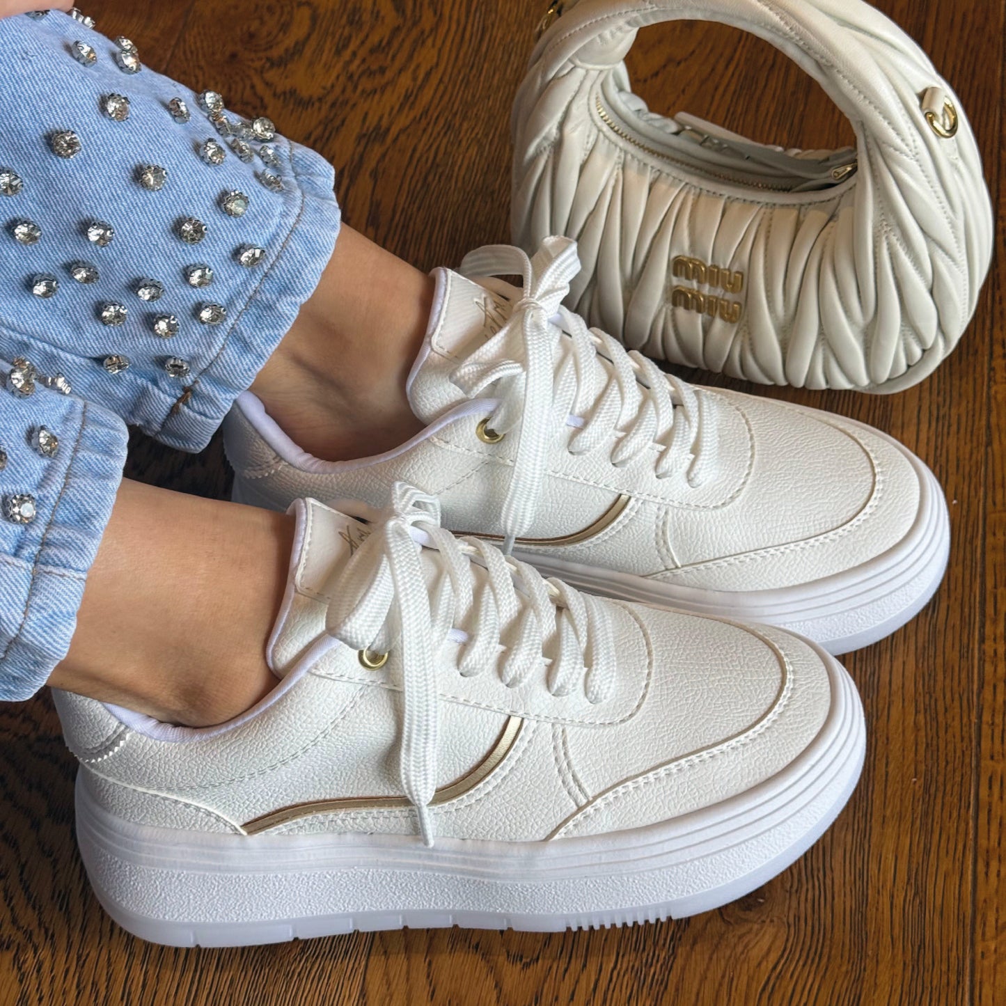 PARIS BLANCO X DORADO