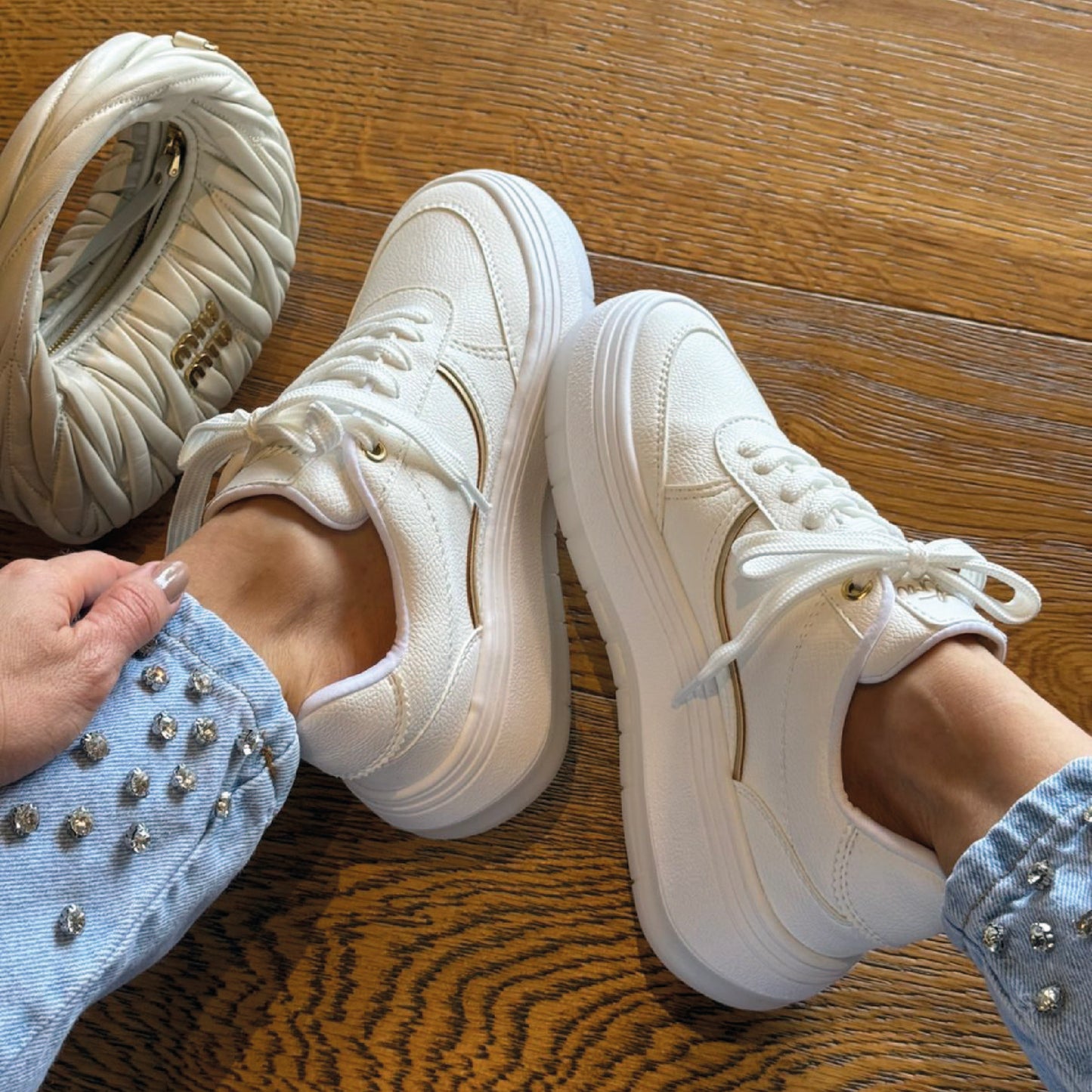 PARIS BLANCO X DORADO