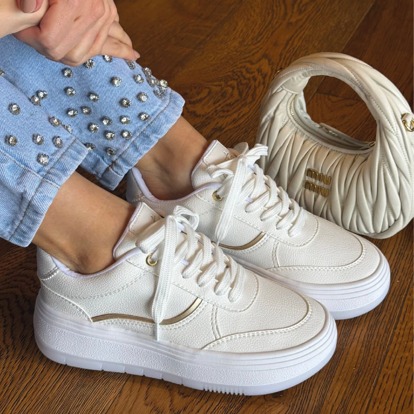 PARIS BLANCO X DORADO